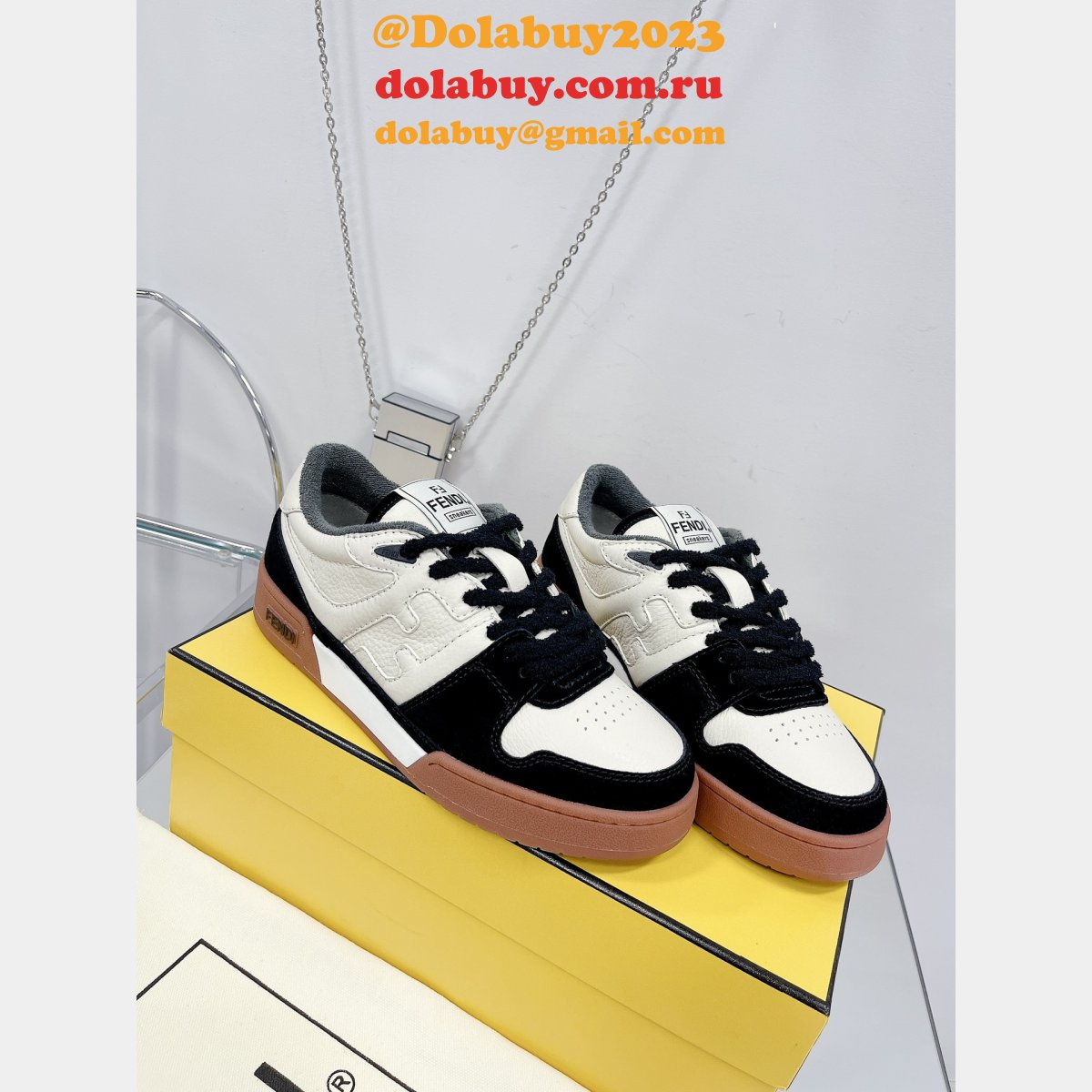 Best Quality Replica Fendi Match TUP F Logo Shoes and Sneaker