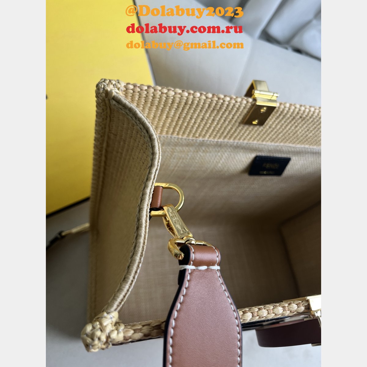 Top Quality Fendi Summer Raffia Shopping Bag Wholesale