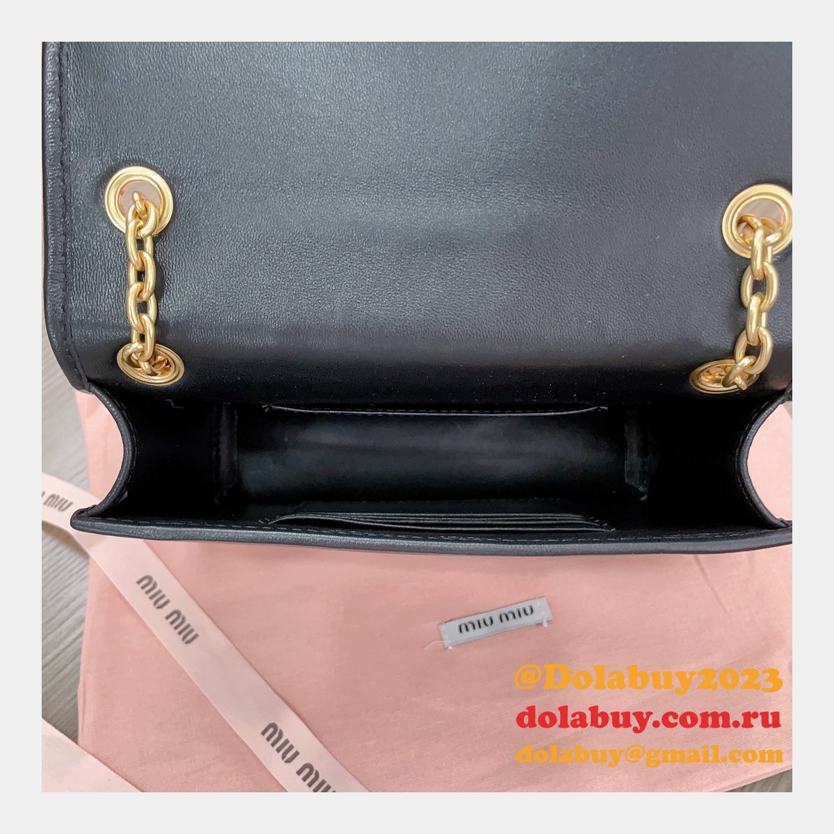 Copy High Quality 5BP065 Replica Miu Miu Matelasse Bags