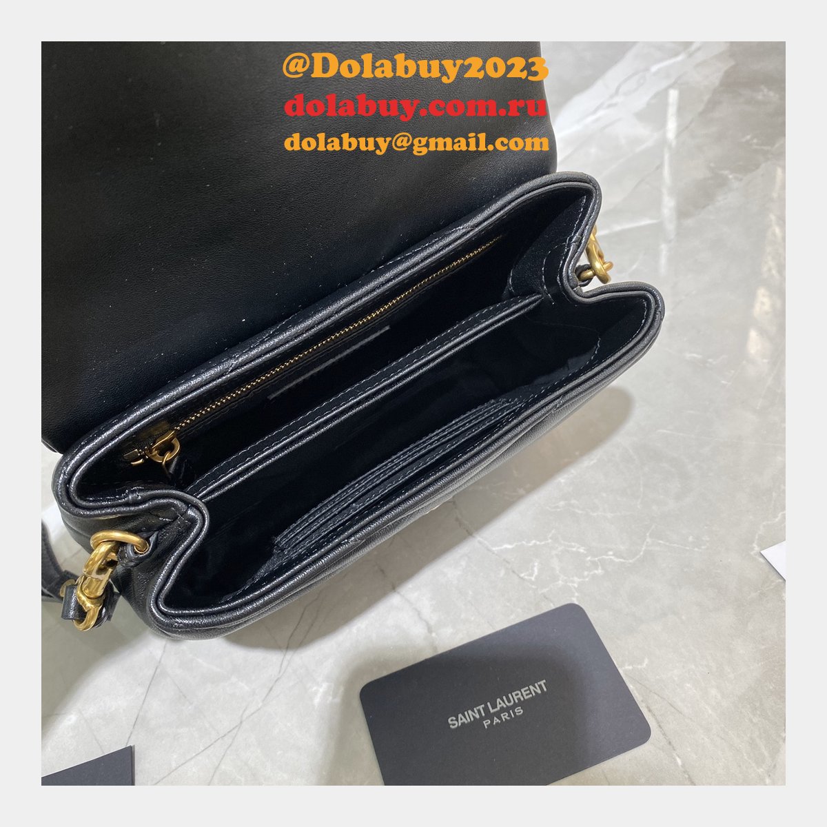 BEST HIGH QUALITY YSL 467072 LOULOU MATELASSE 20CM