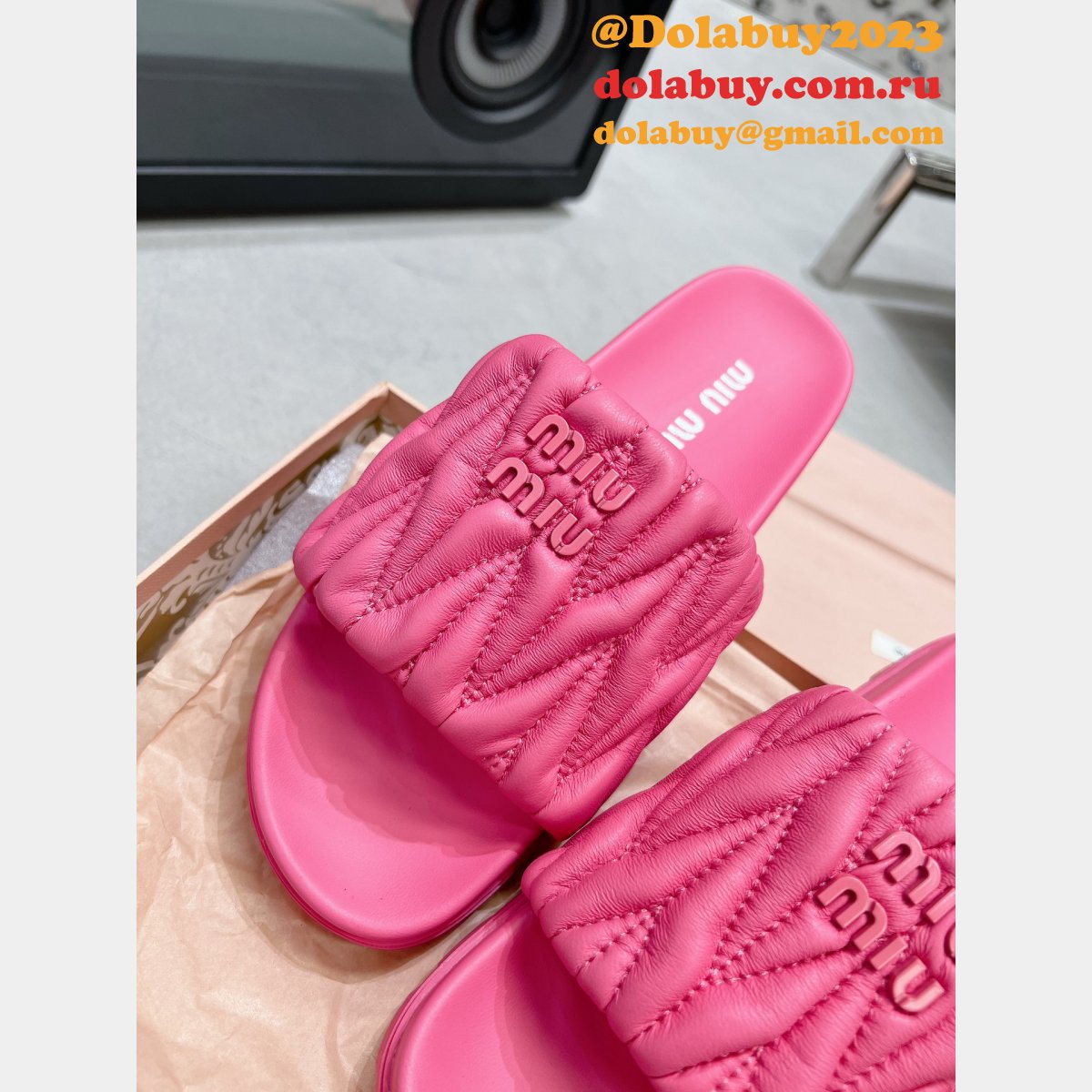 Inspired Luxury Miu Miu Replica Sandals Shoes