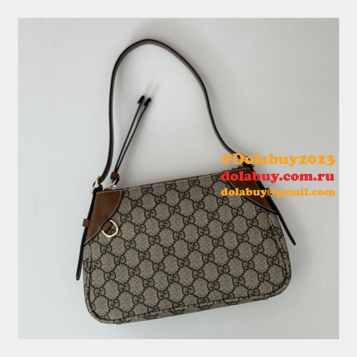 Gucci 1:1 Mirror GG Ophidia Shoulder 815218 Emblem Replica Bags