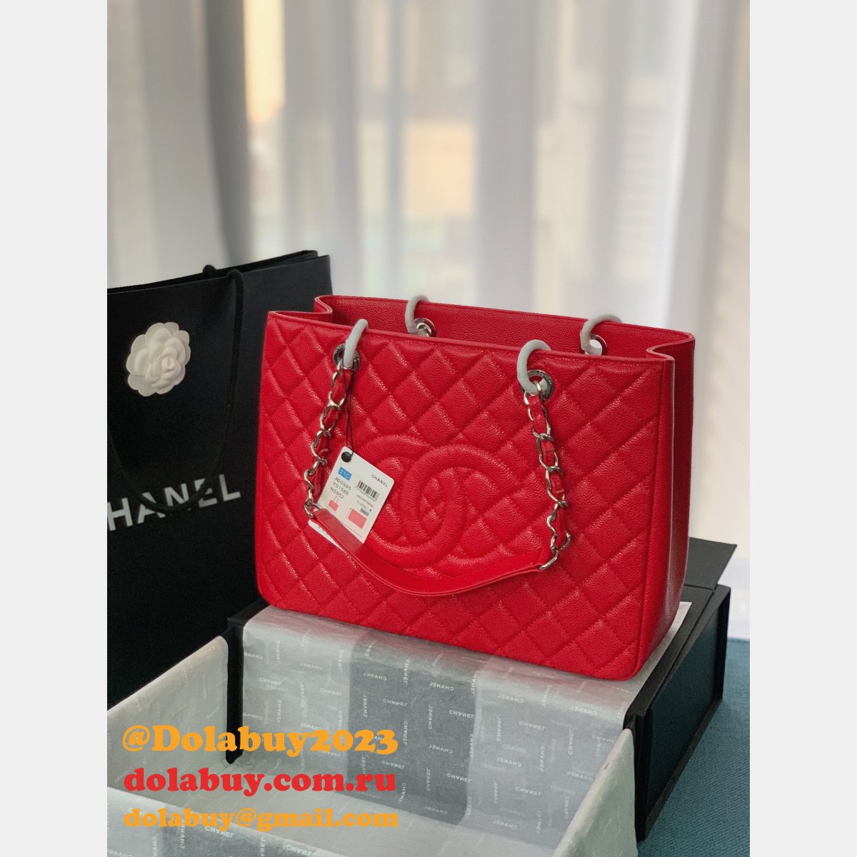 Best classic CC 50995 shopping bag CAVIAR leather