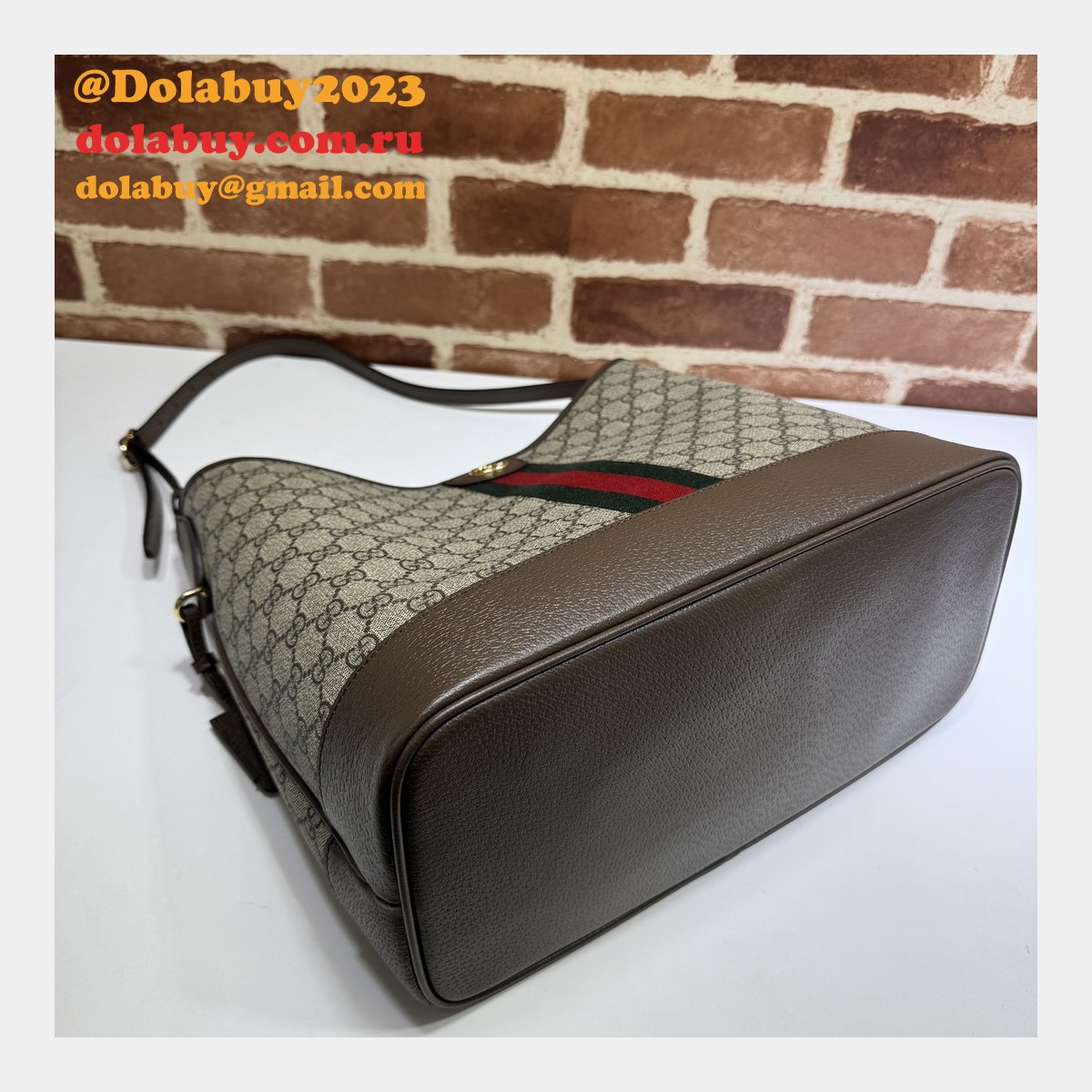 ophidia gg 1:1 mirror replica G*u*i shoulder 781392 bag