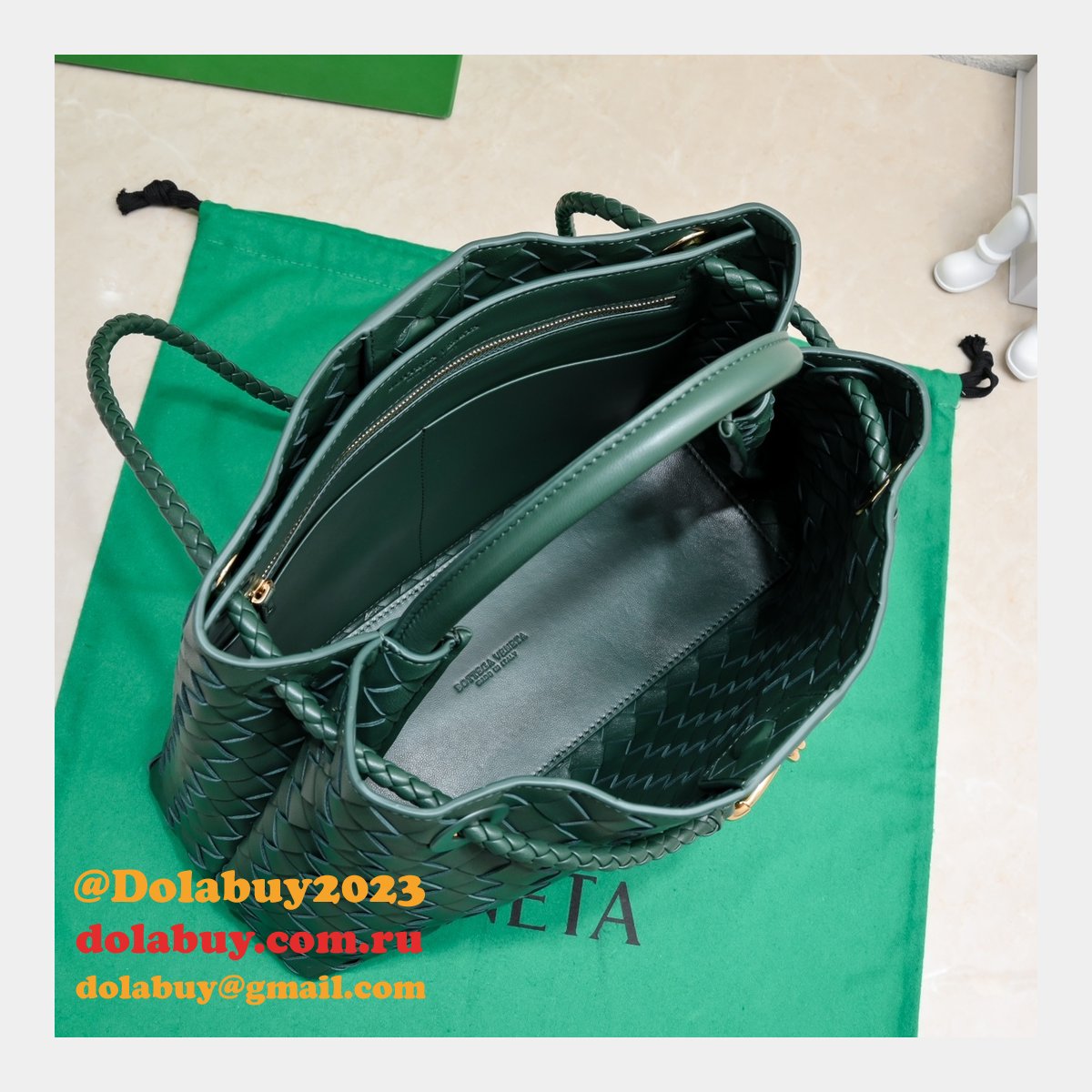 Luxury BOTTEGA VENETA ANDIAMO 8463 32CM HADNBAG