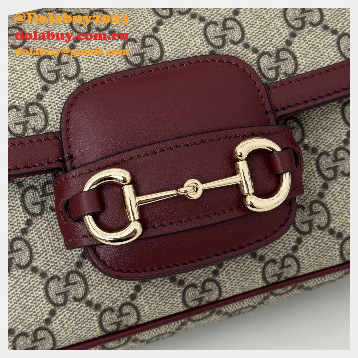 Designer Gucci Horsebit Duplicate Shoulder 815206 7 Star Bag