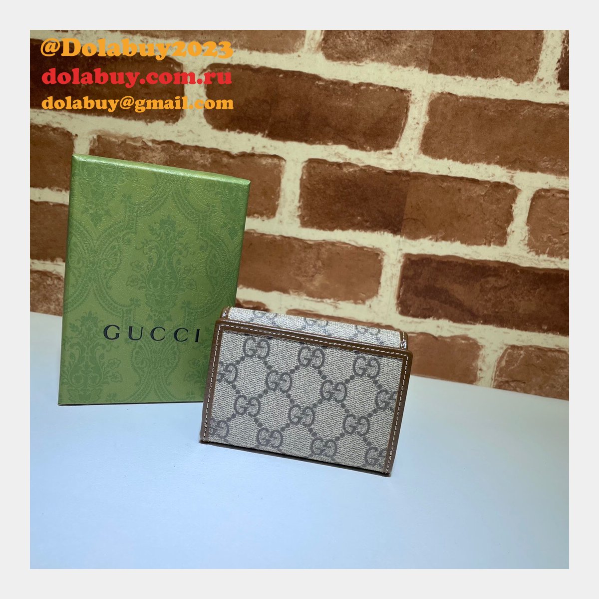 G*u*i fashion knockoff gg supreme 644462 horsebit 1955 wallet