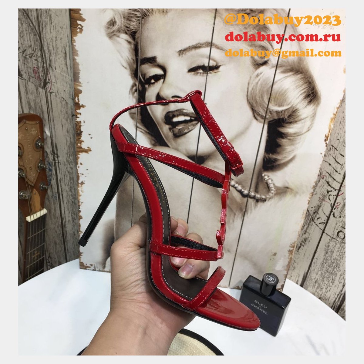 Saint Laurent High Heel Sandals 004