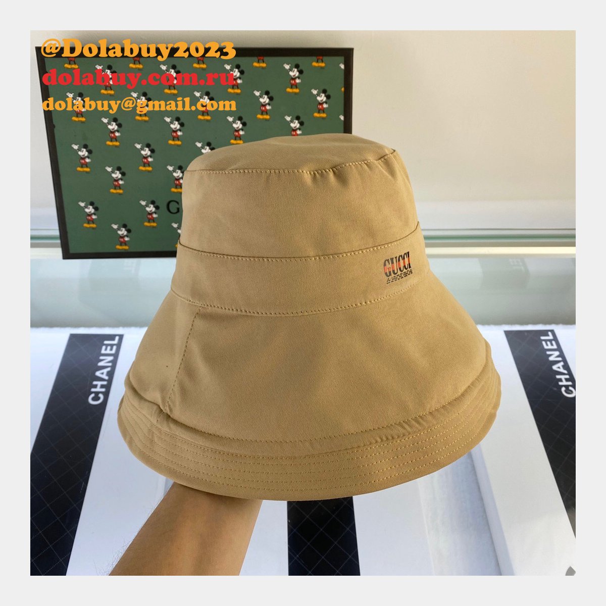 Luxury Gucci Foldable Simple fisherman hat