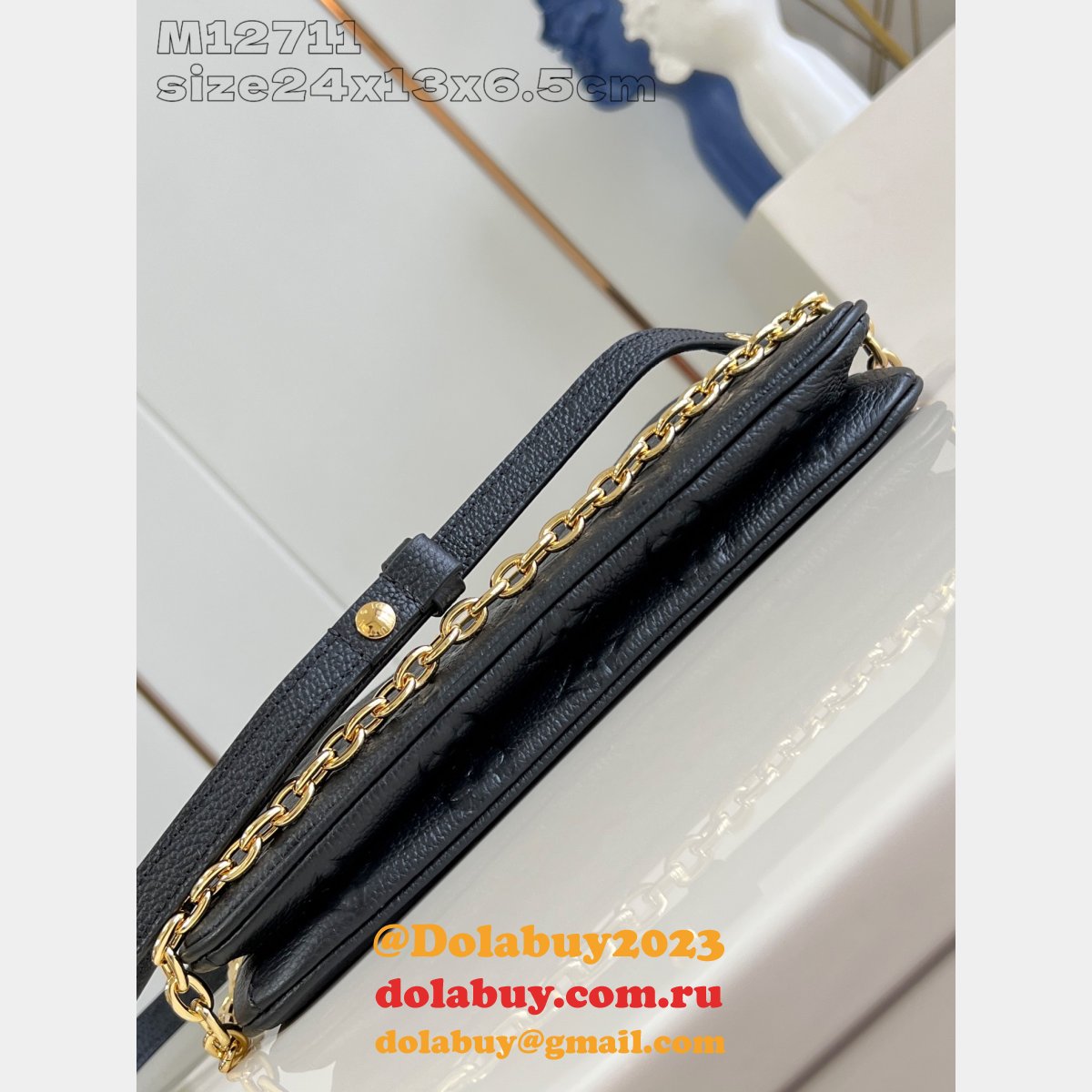 Replica Louis Vuitton Pochette Métis Black Luxury M12711 Bag