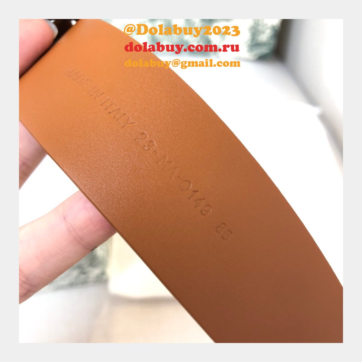 UK Top Quality Christian Dior 3.5CM Multi-color Belts