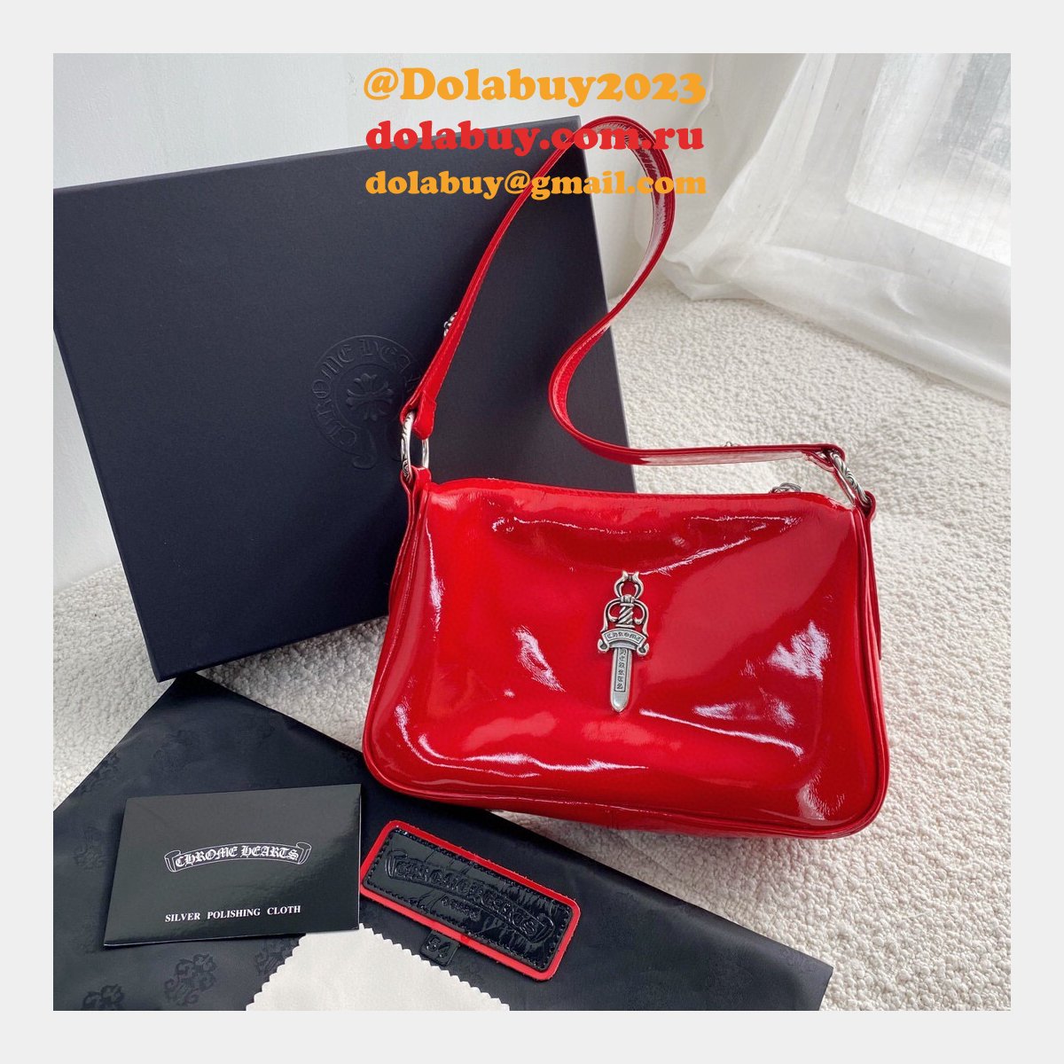 Best Chrome Hearts Replica Silver Hardware Chicken Nuggets Bag
