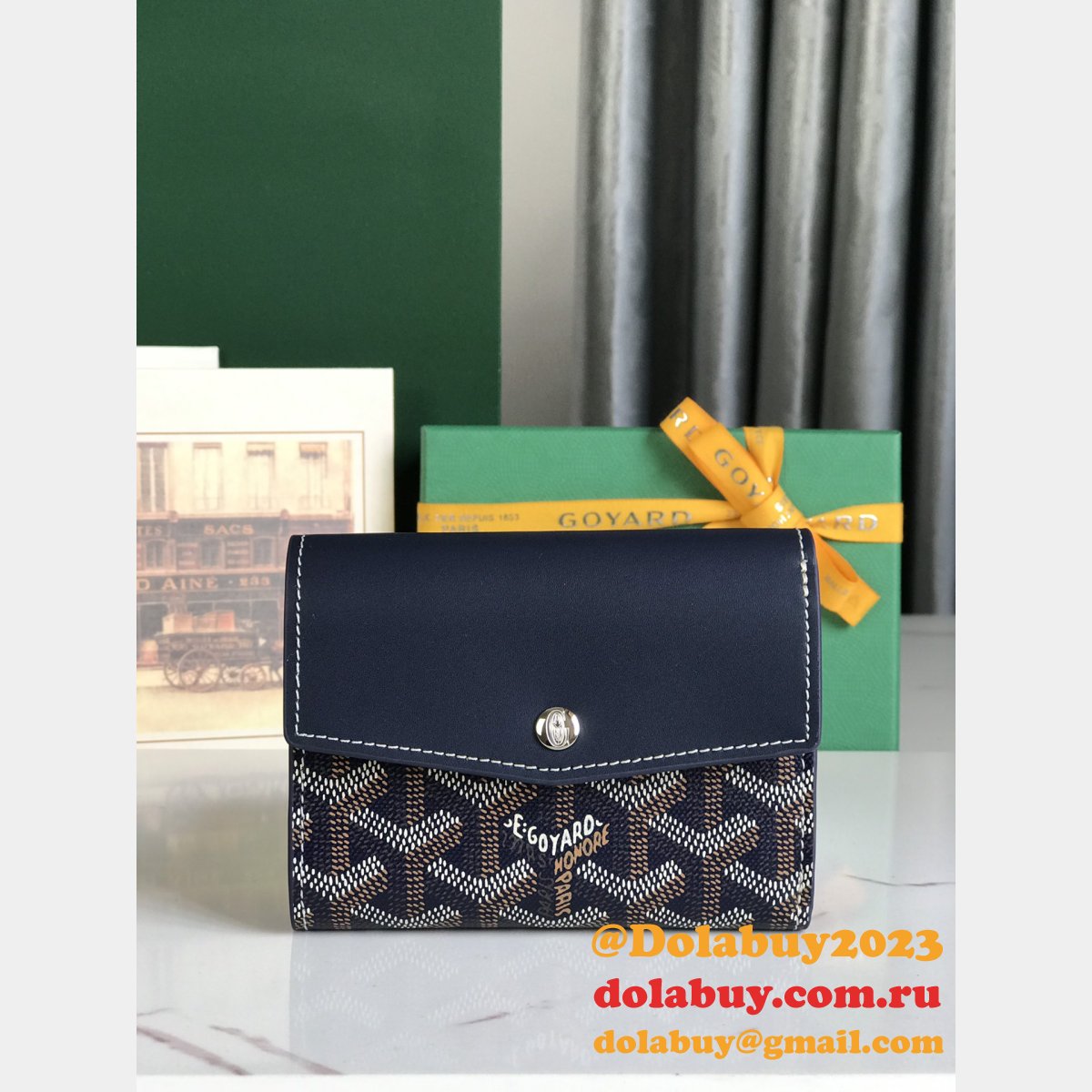Top Quality Goyardine Saint-Gabriel wallet