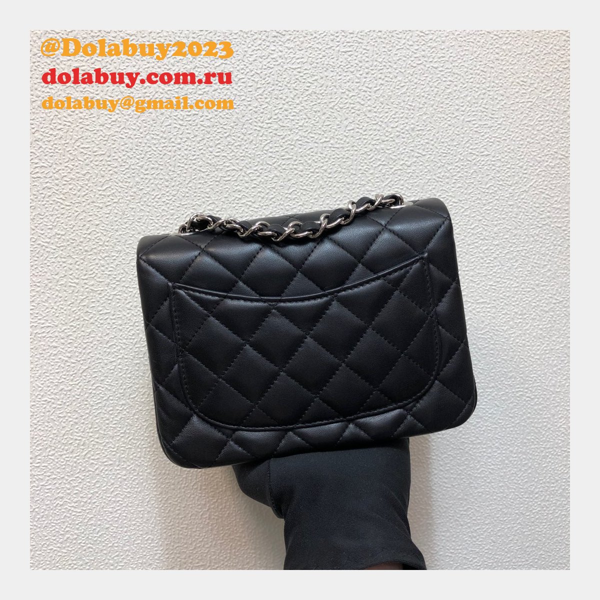 Fashion CC 1115 Lambskin Flap Bag 17cm