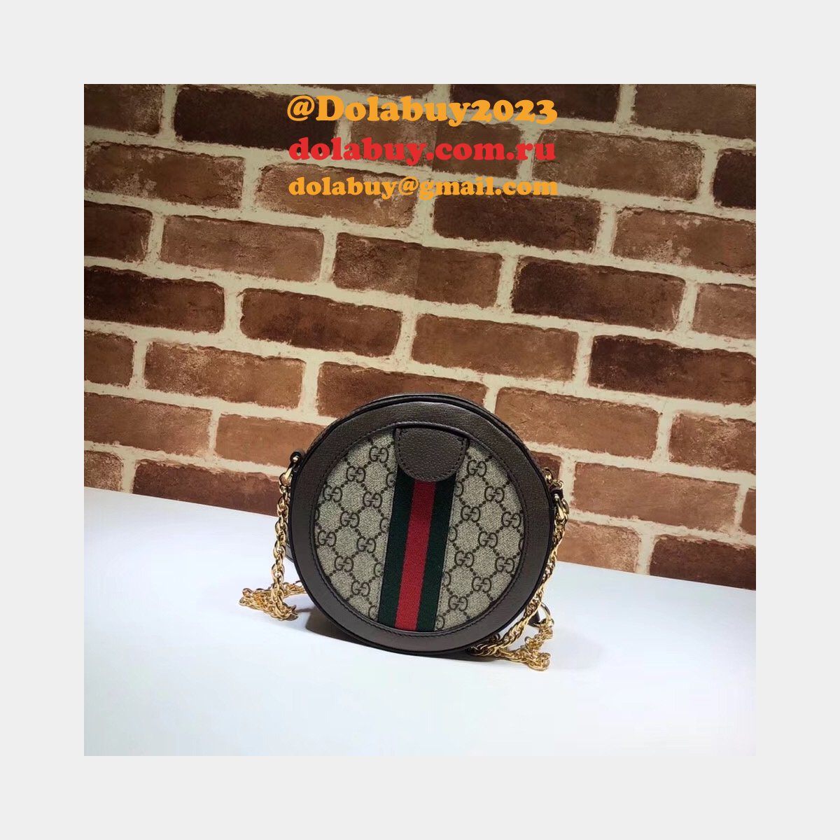 best G*u*i high quality ophidia mini round shoulder 550618 bag