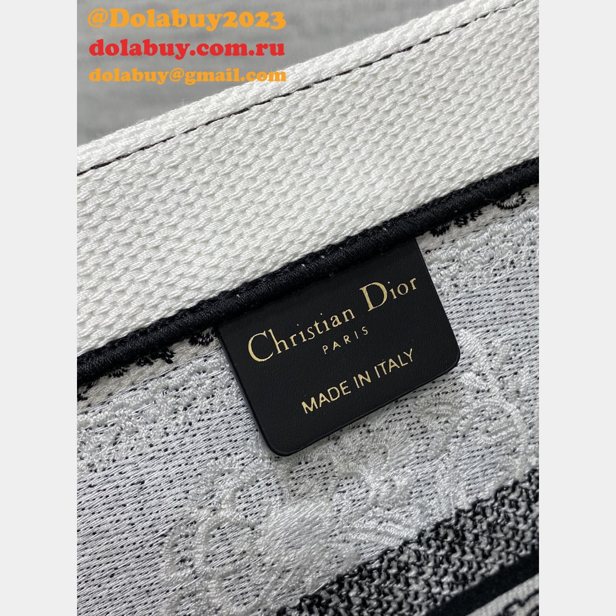 Replica CD Book Tote Dior Designer Tote for Sale