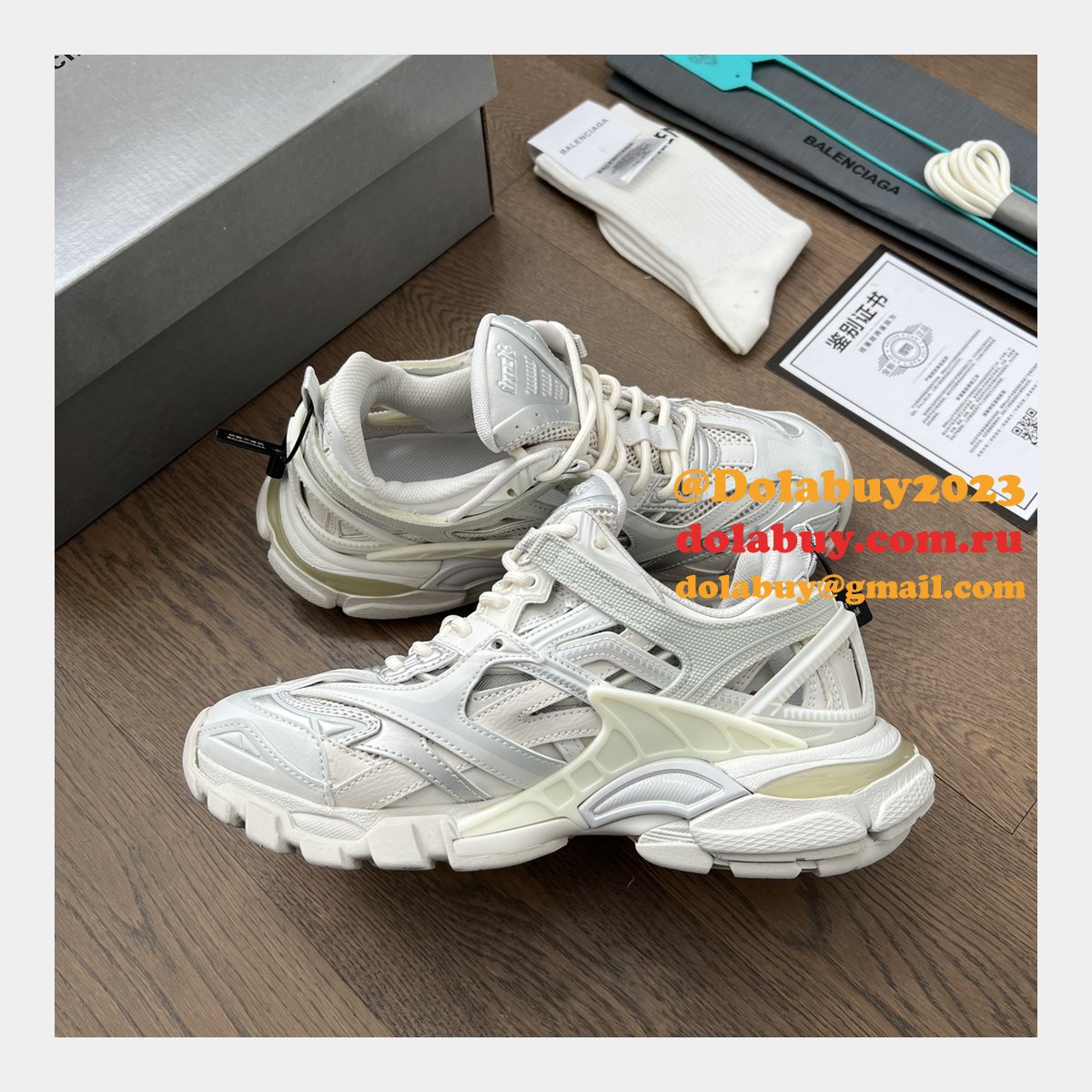 Replica Buy Balenciaga Track Trainer 4.0 Sneakers 1:1 Mirror Shoes