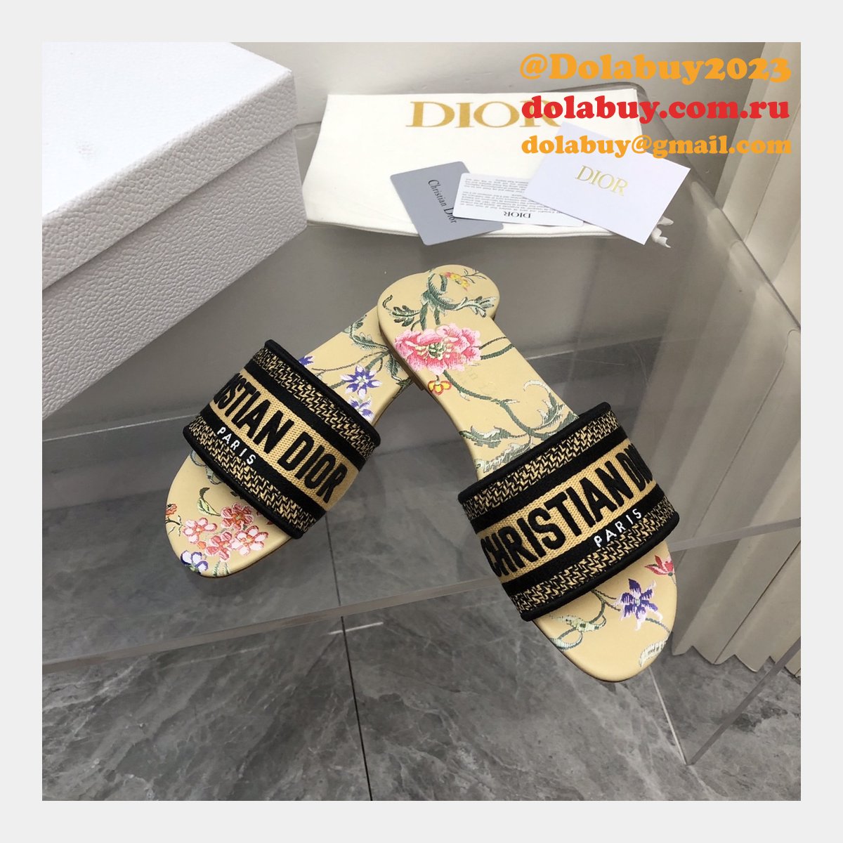 Buy Dior Sell online Best Quality Replica Sandals Shoes