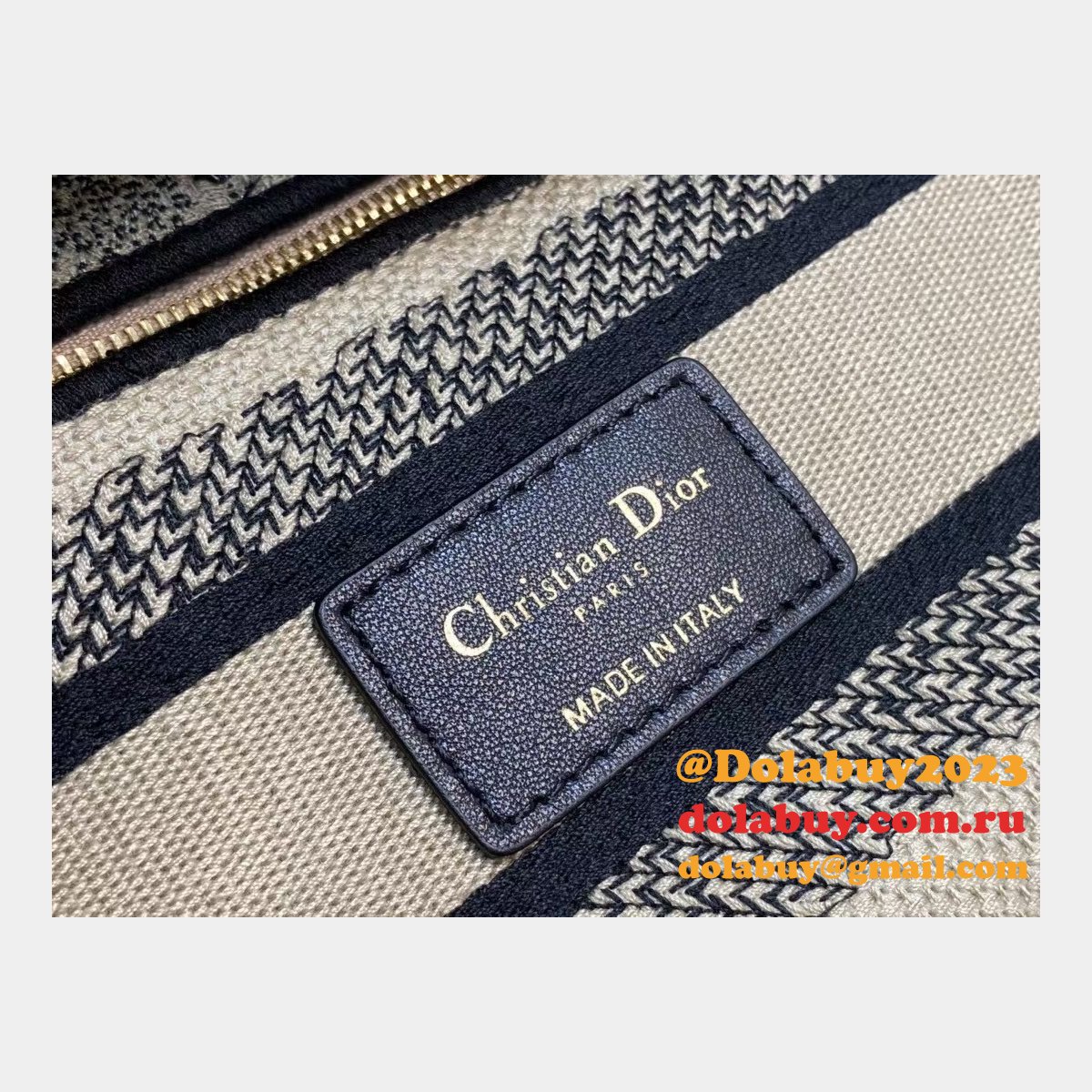 Wholesale Leather Lady Dior 24cm Replica Shoulder Handbag