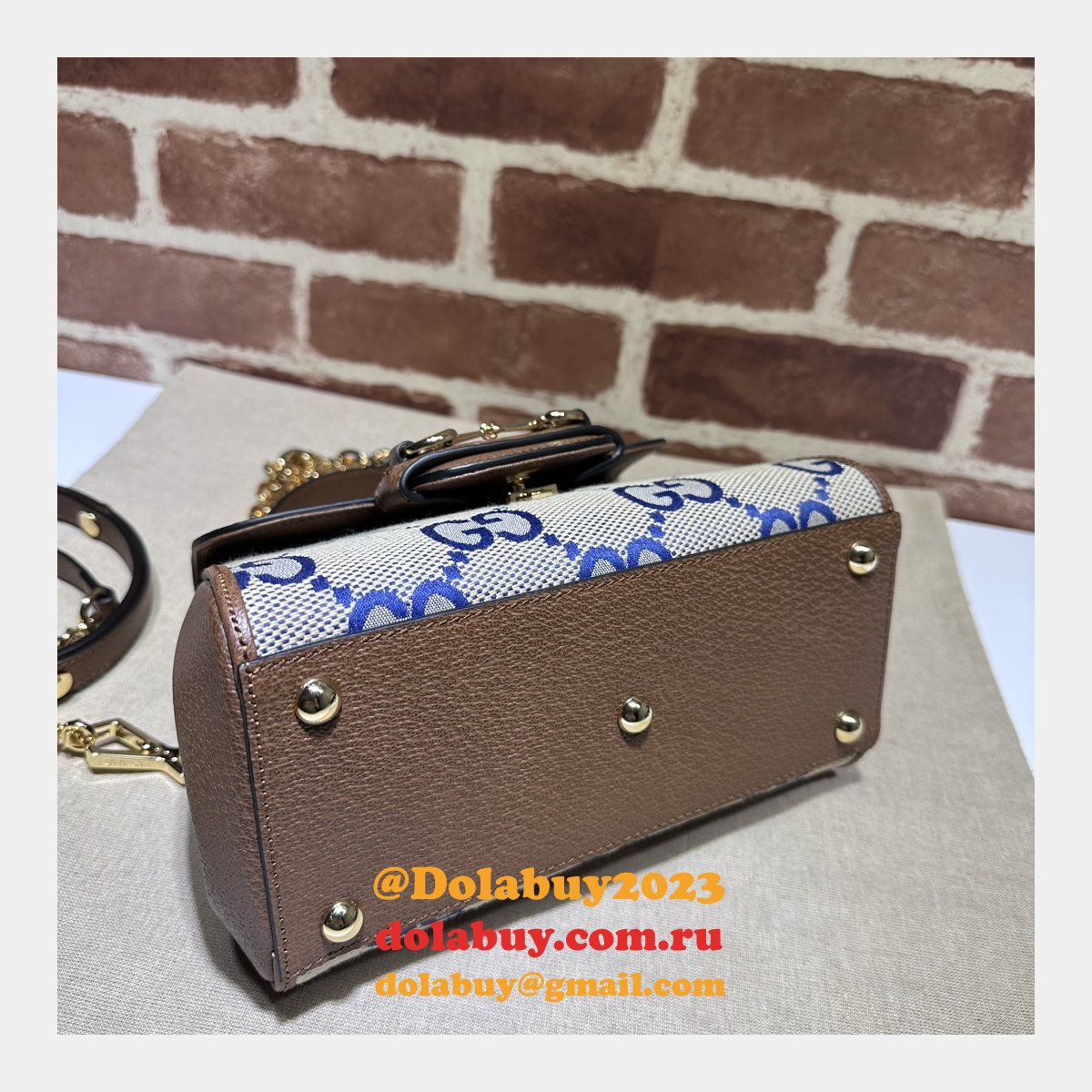 horsebit G*u*i 1955 replica top handle gg 7 star bag