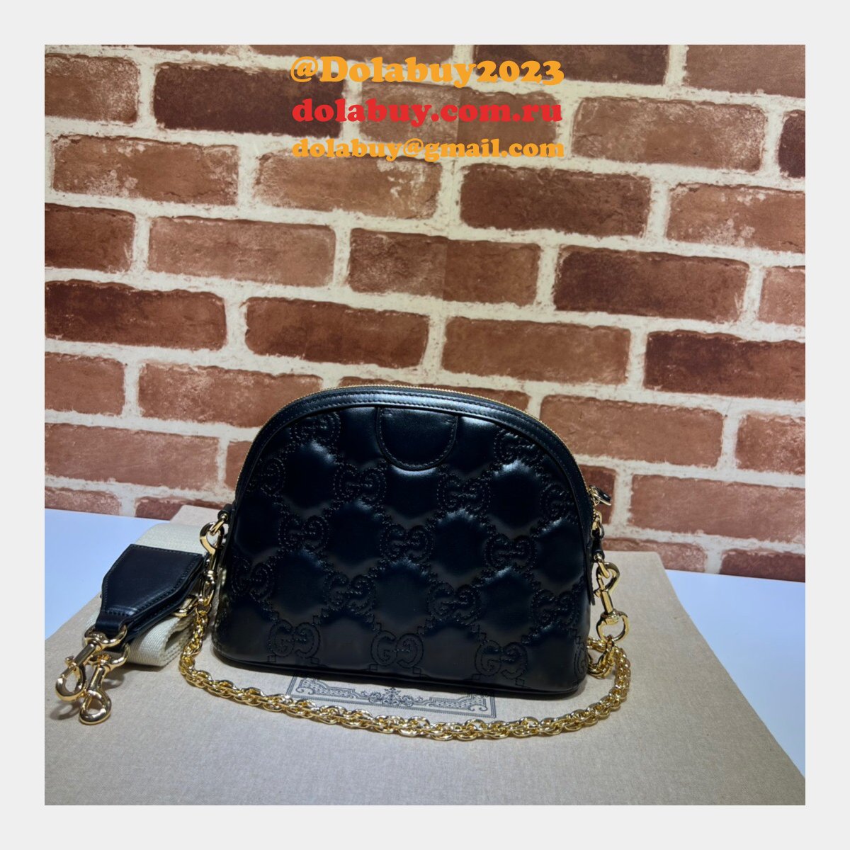 G*u*i luxury 702229 gg matelassé leather shoulder replica bag