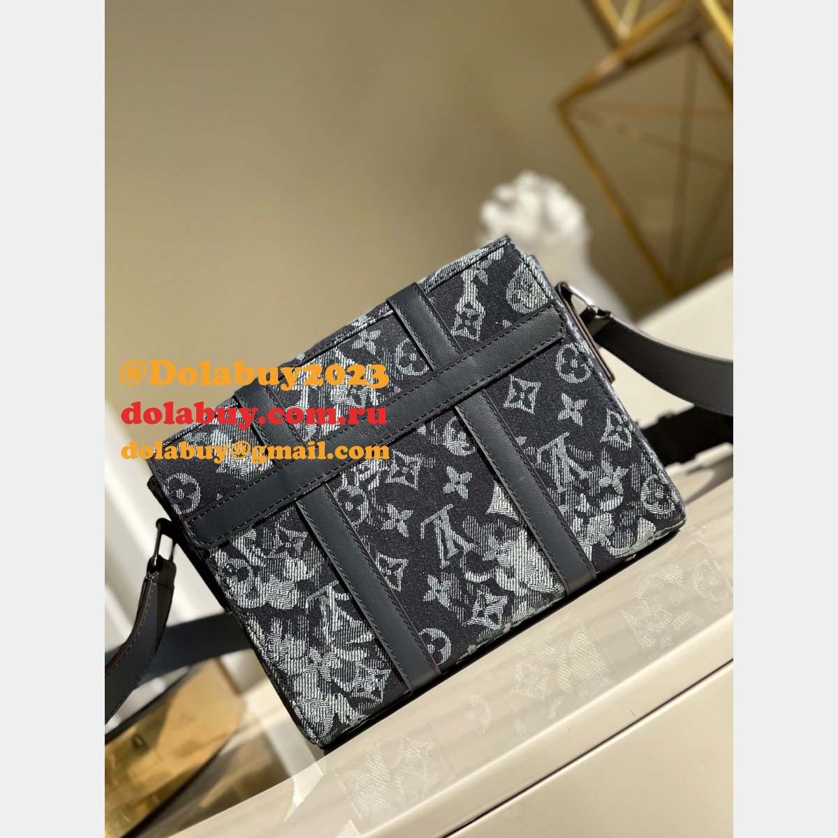 Shop Louis Vuitton Replica Trunk Messenger Monogram Other M57282