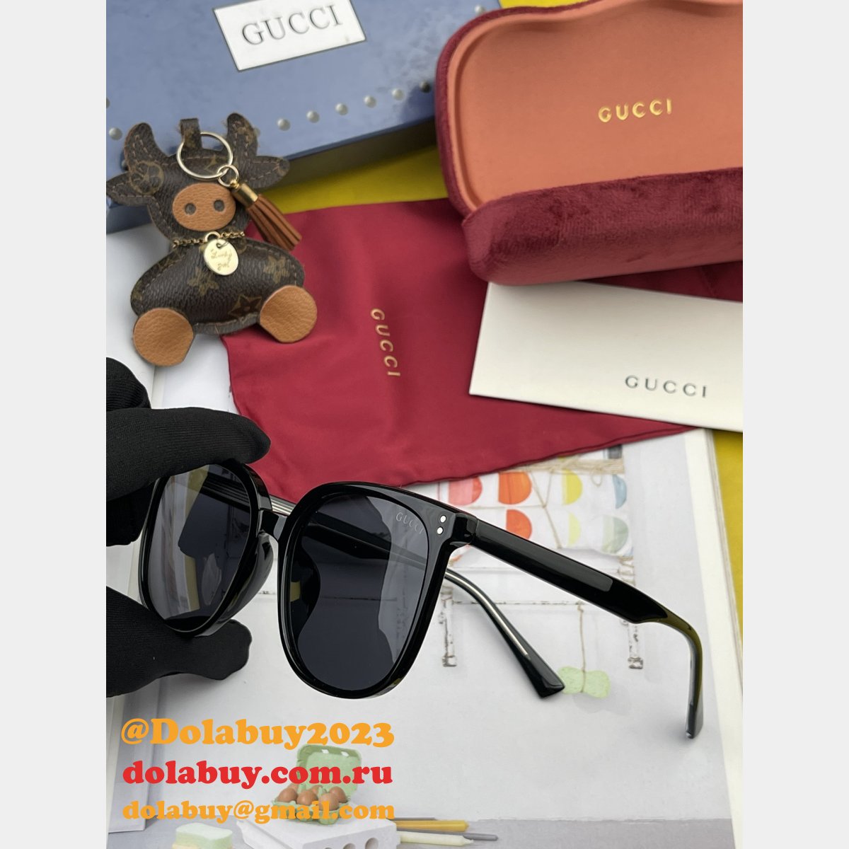 Wholesale gucci 9807/0242 /G6521/G3369 Perfect sunglasses