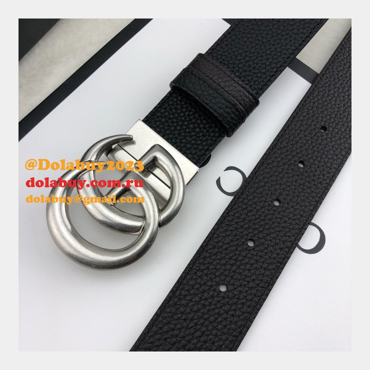 luxury G*u*i 38mm double g shop the new replica black belts