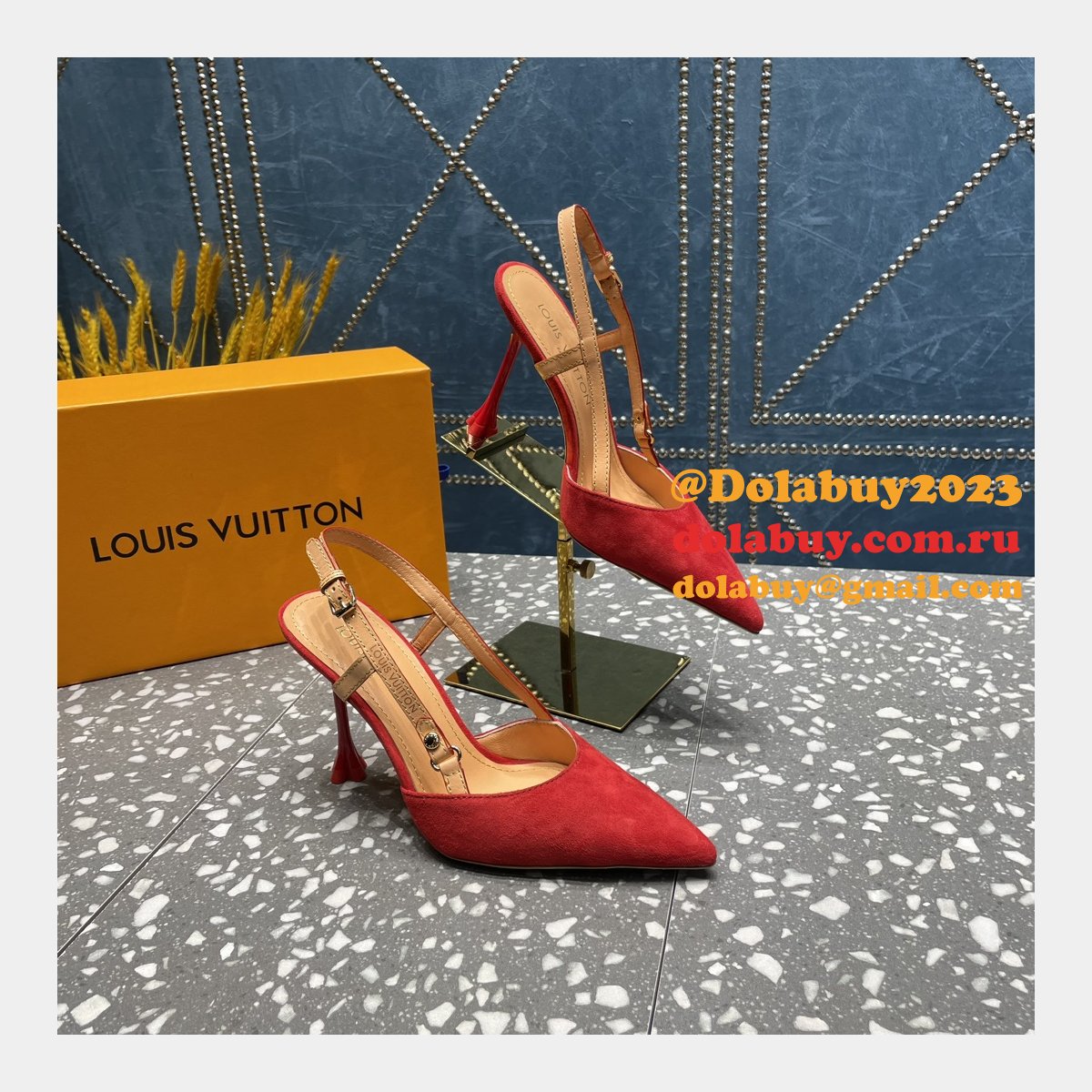 Replica LOUIS VUITTON Blossom Slingback Pump