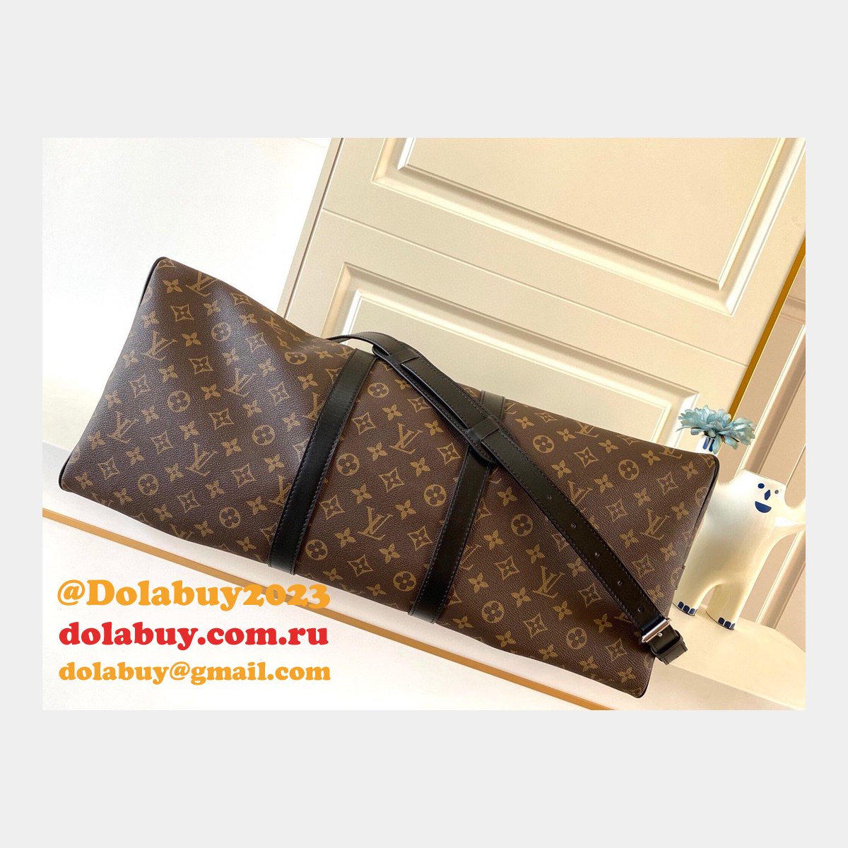 Louis Vuitton M56714/M56713/M56711 Replica 45/50/55CM Keepall Bandoulière