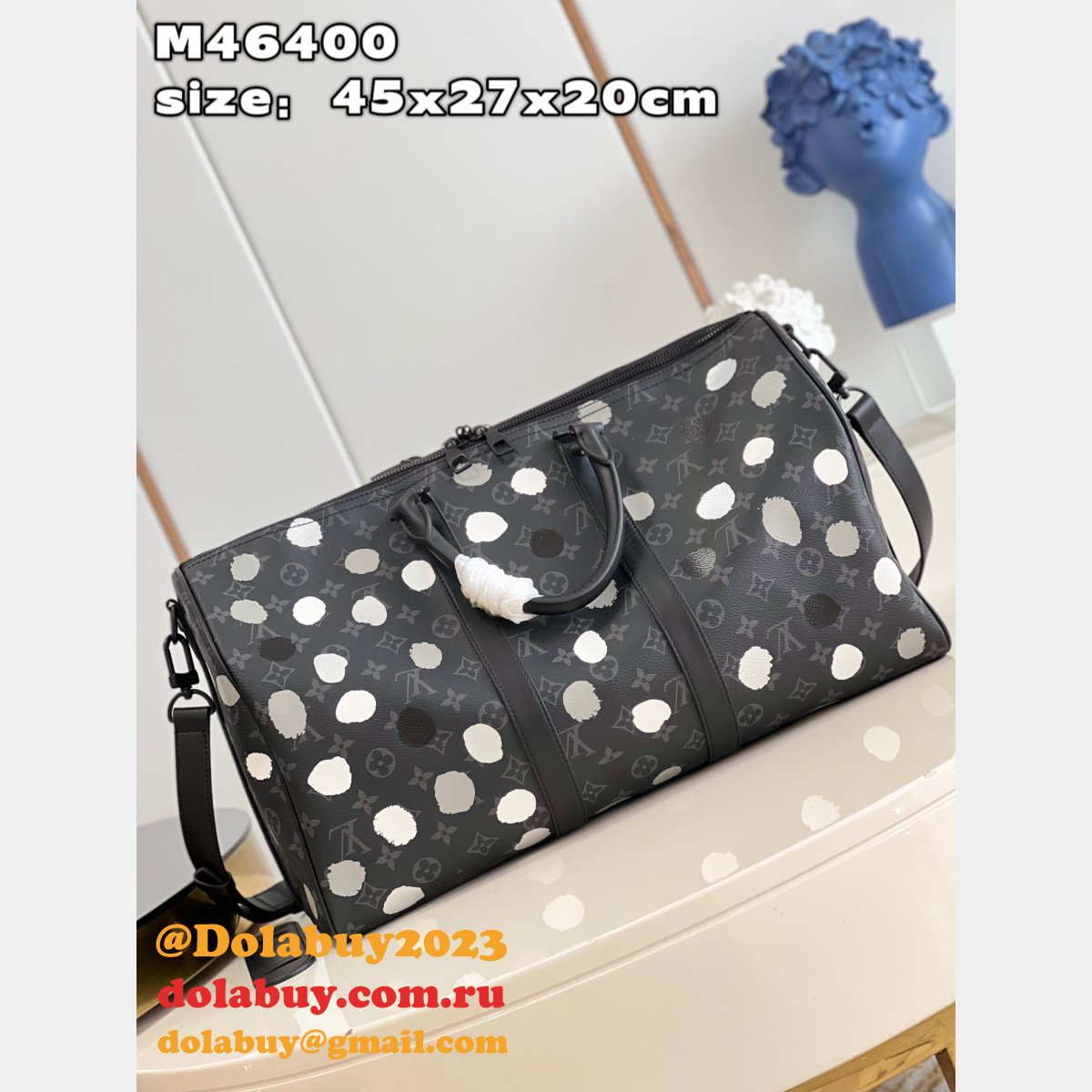 New Louis Vuitton Keep all Monogram Eclipse M46400