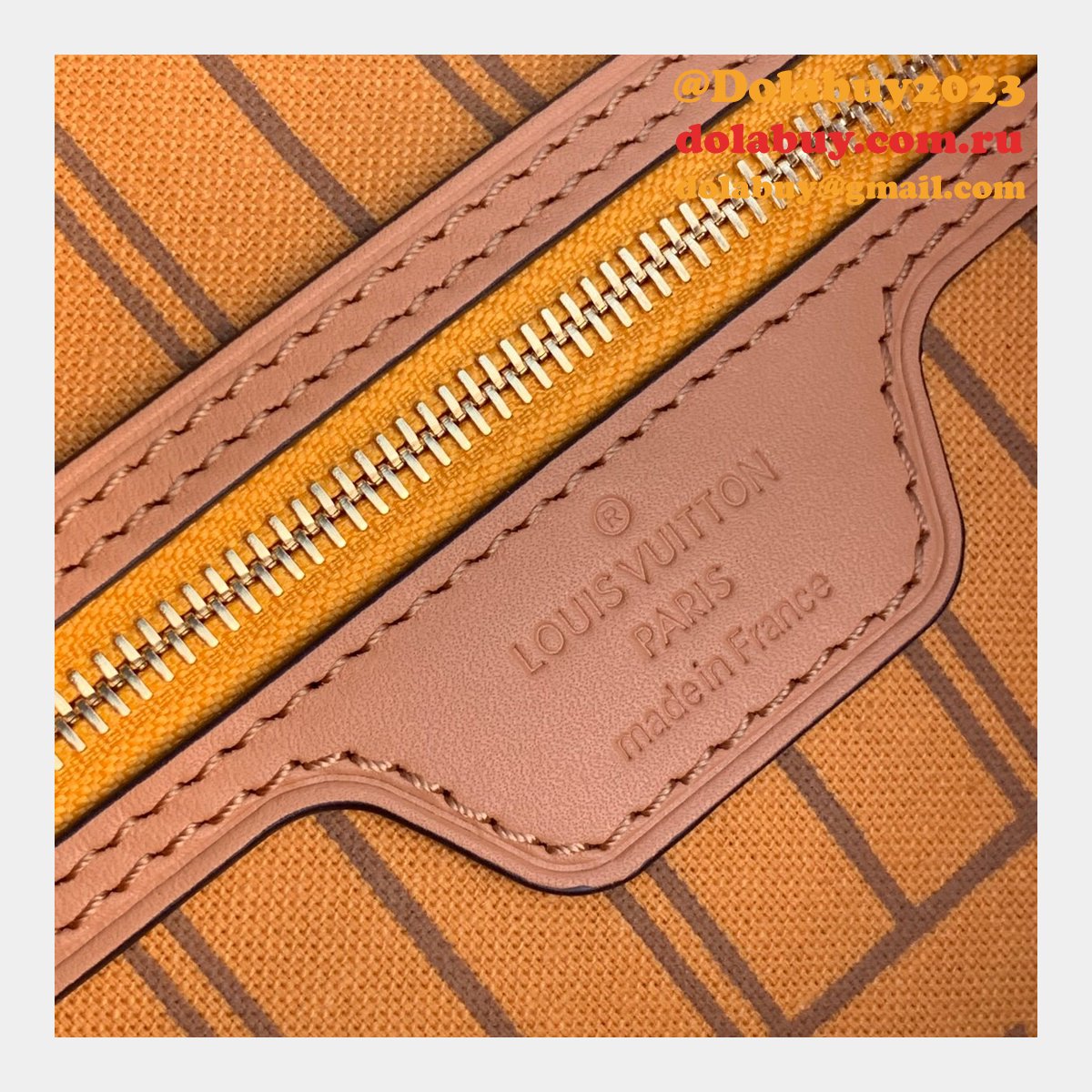 Louis Vuitton Knockoff UK Neverfull MM Damier Azur N50047 Handbags