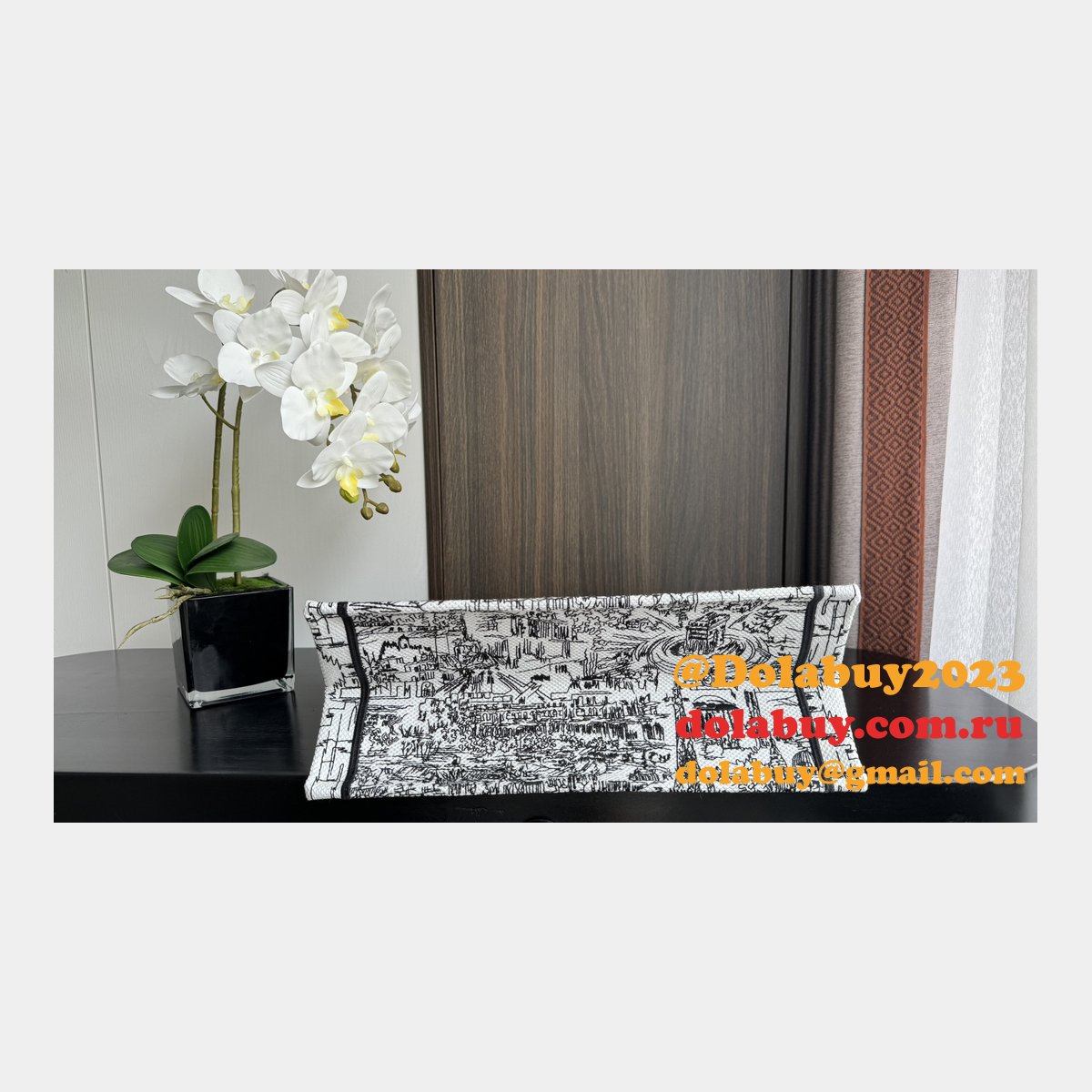 Top Quality CD Book Tote Fake 36CM Christian Dior Bags