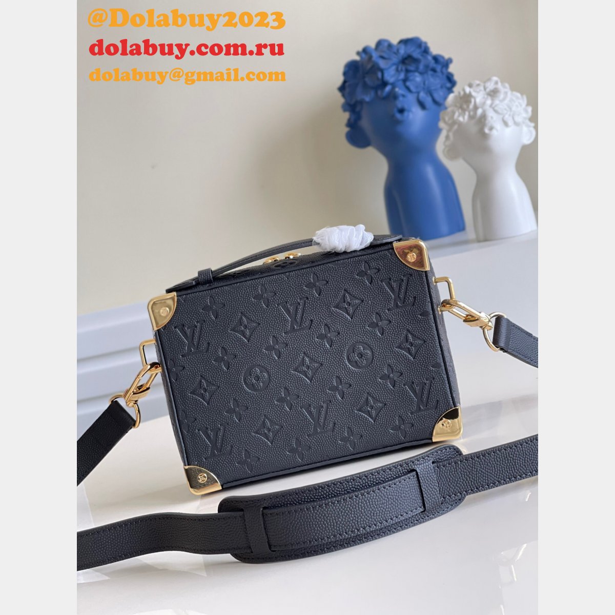 Perfect Quality Louis Vuitton Replica M57971 LVxNBA Handle Trunk Black