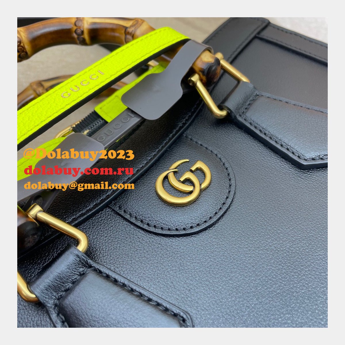 AAA Replica Designer Gucci 660195 Diana small tote leather Handbags