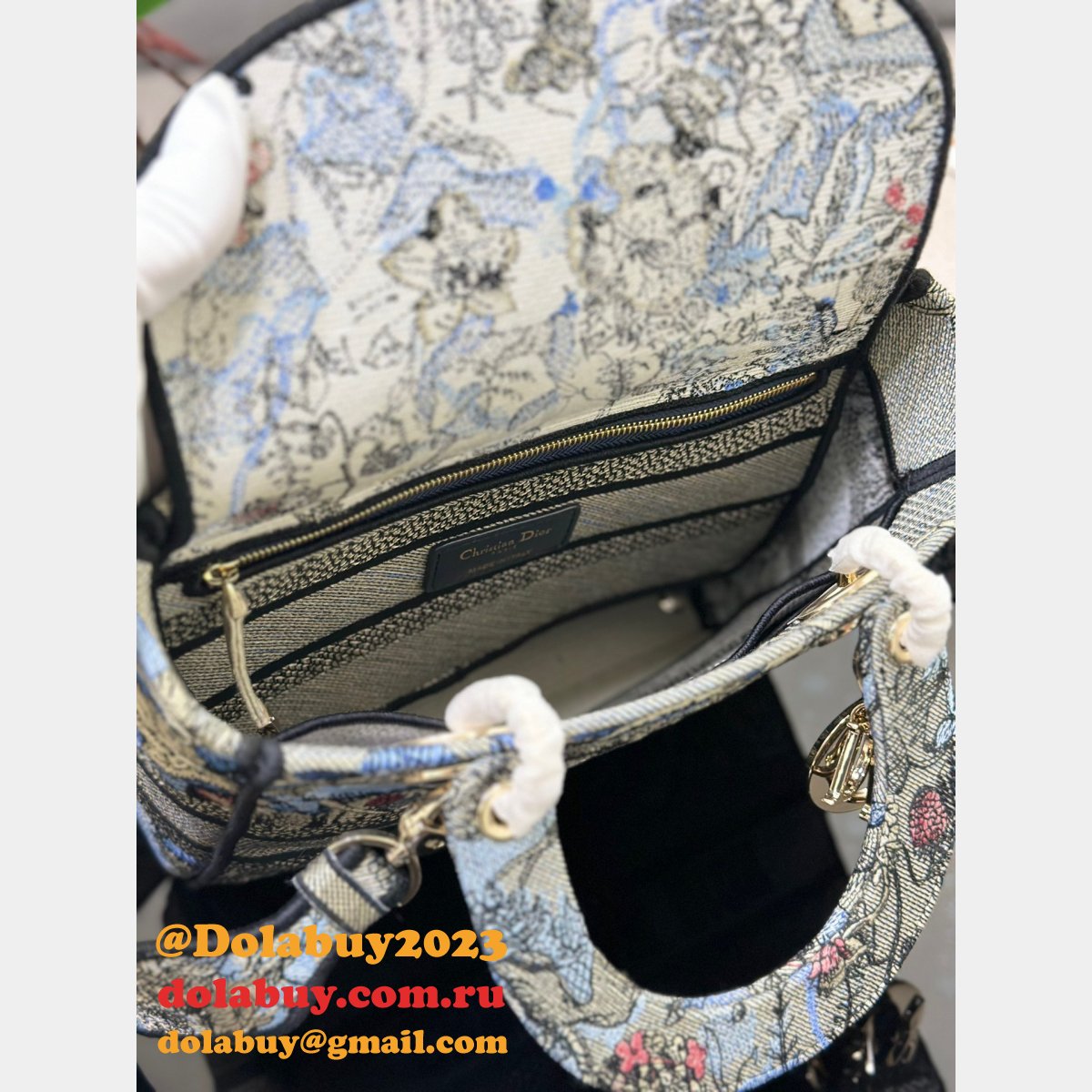 Christian Dior Replica Designer Lady Dior 24cm Handbag