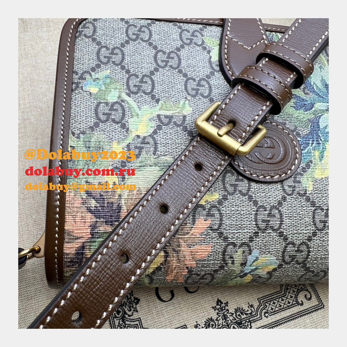 The Highest Quality Fake Gucci 671620 shoulder bag with Interlocking G