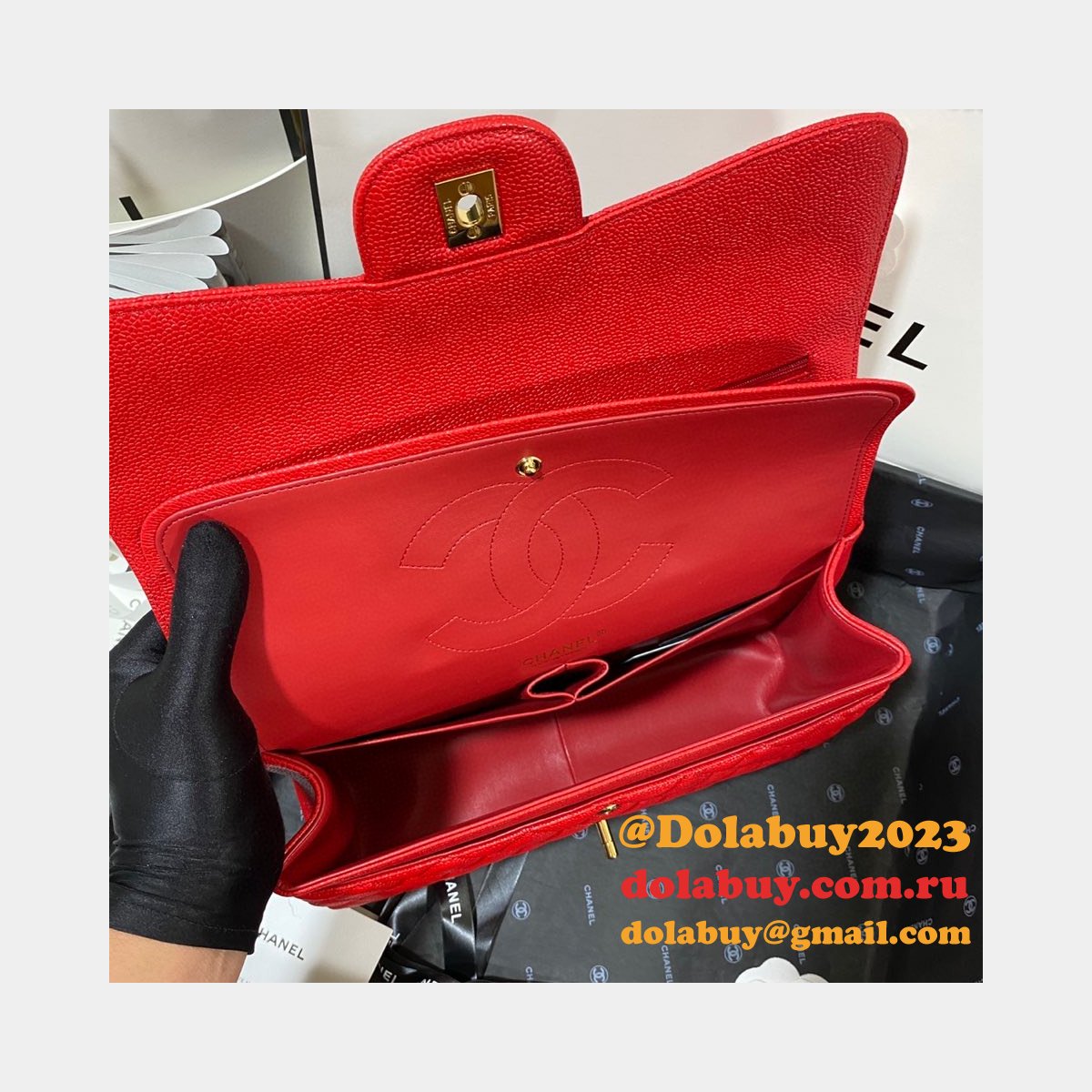 High Quality CC CF Classic Flap Jumbo Bags 30CM on Sale