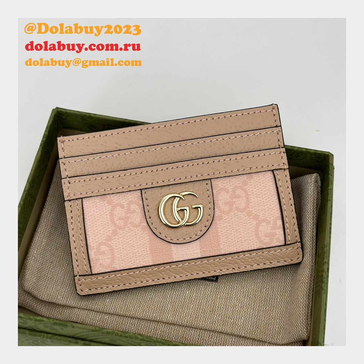GG Supreme Ophidia Duplicate Card Case 523159 Inspired Gucci Bag
