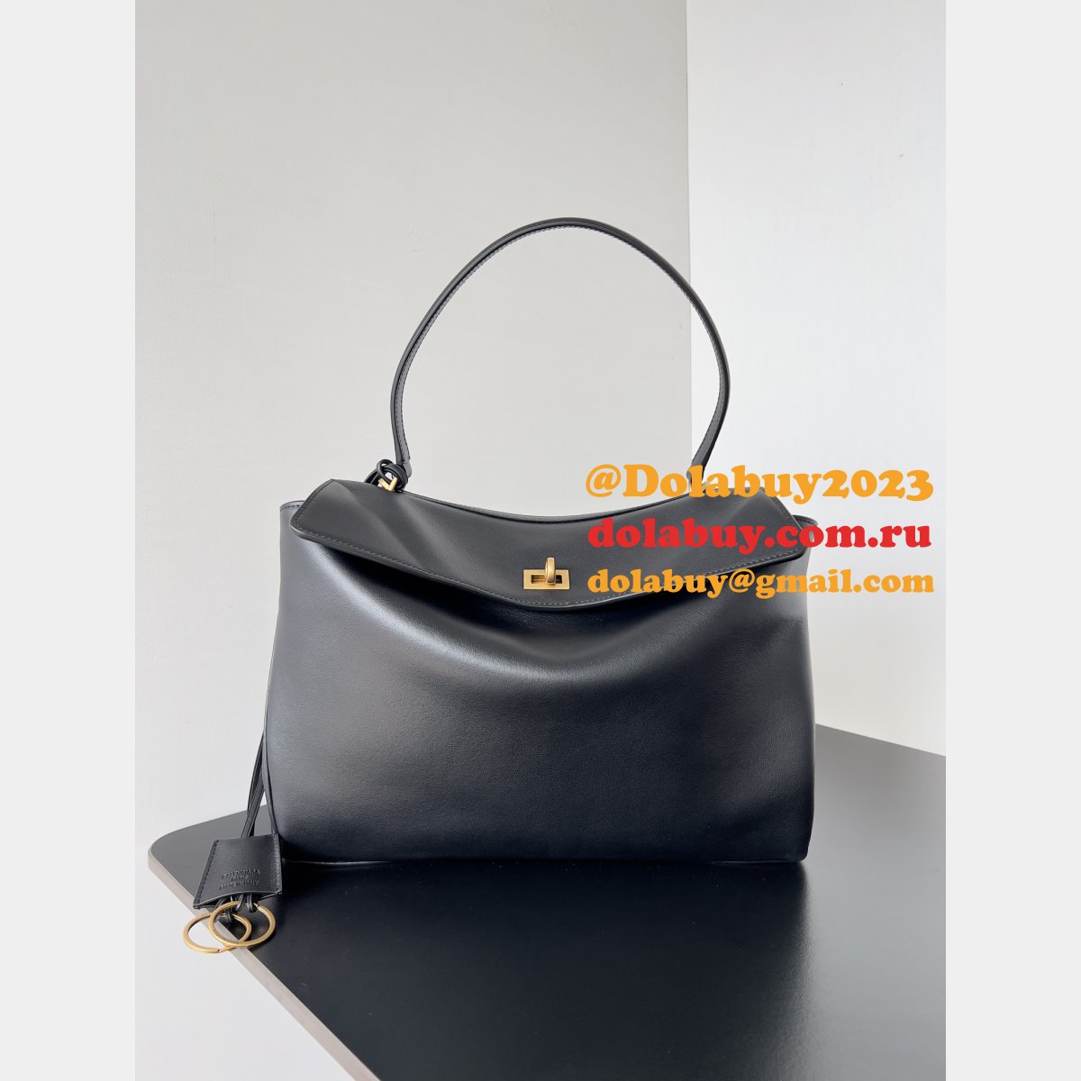 Balenciaga 789779 Black Rodeo Hand Shoulder Replica Bag
