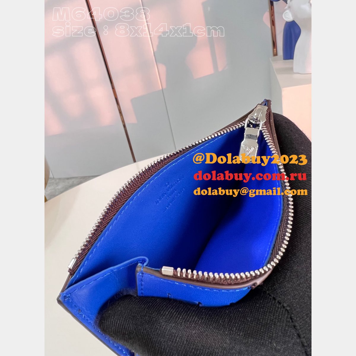 Coin Card Holder Damier Graphite M64038 LV Knockoff Bag