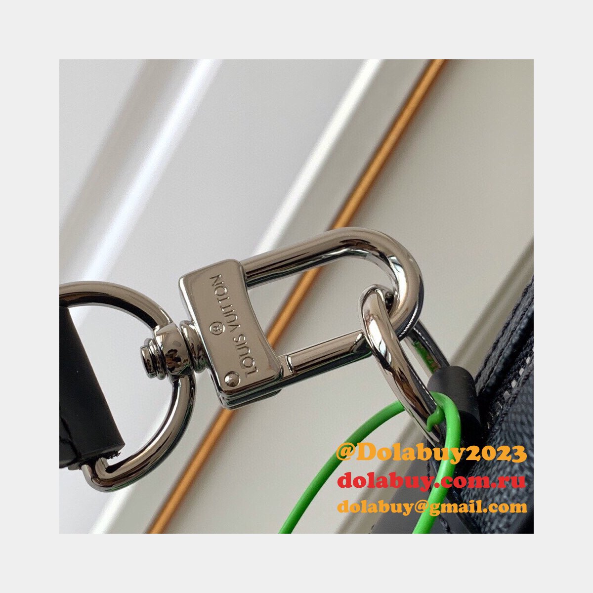 Louis Vuitton Porte-Documents Voyage PM Damier N41478 Graphite Canvas