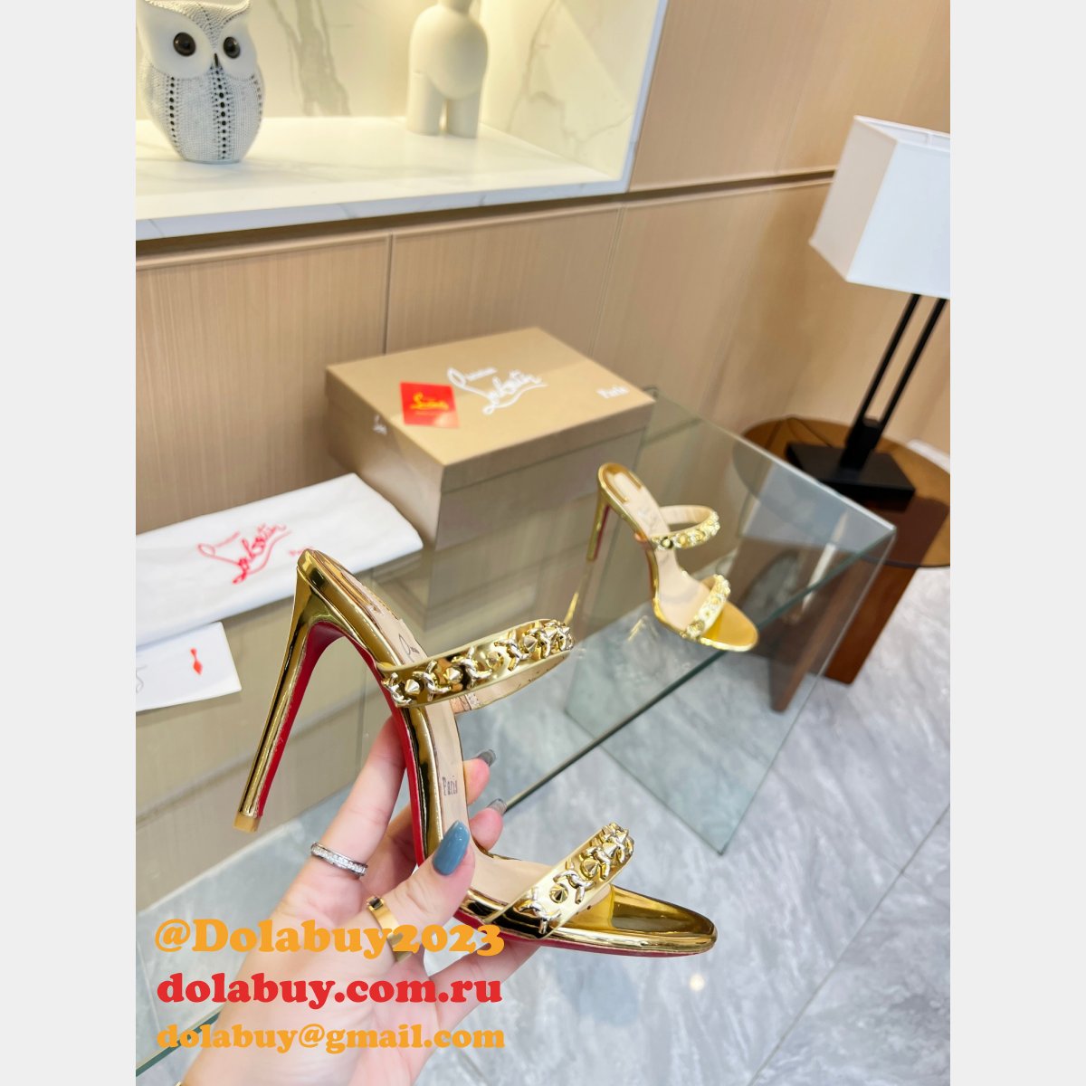 Top Quality 7 Star Christian Louboutin JUST QUEEN High HEEL