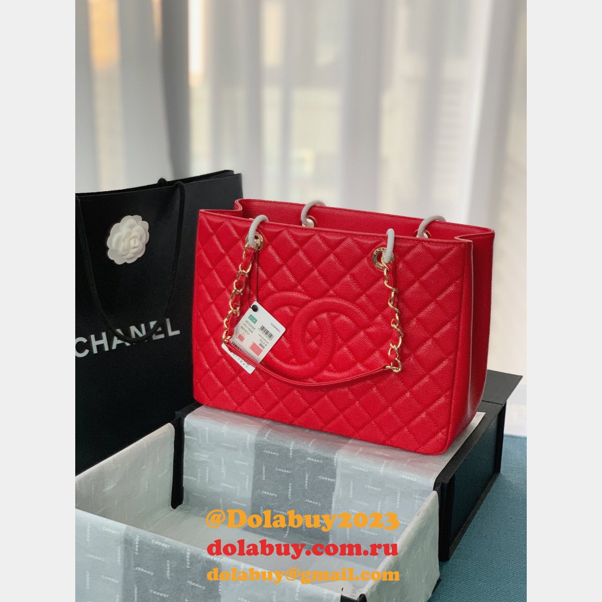 Best classic CC 50995 shopping bag CAVIAR leather