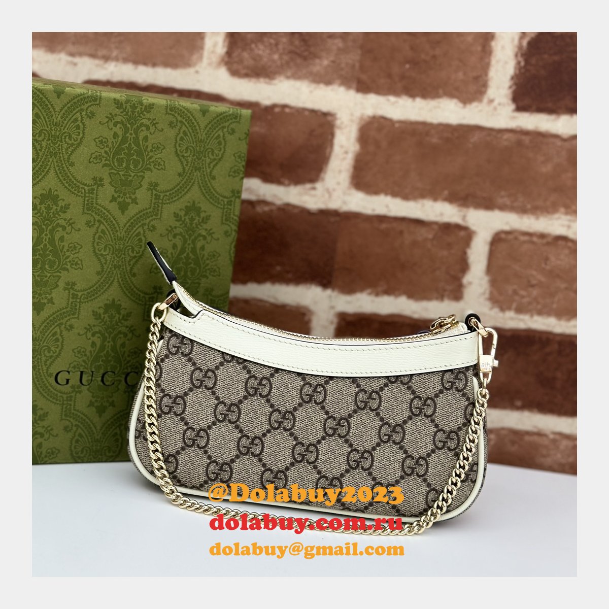 inspired G*u*i 784732 gg super mini shoulder charm bag