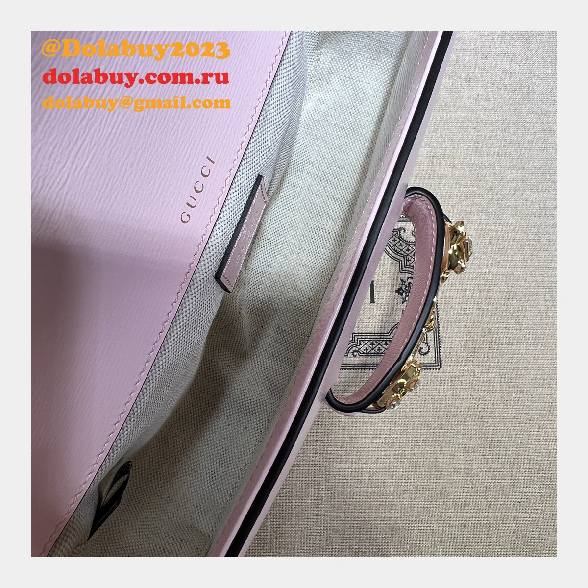 Replica Gucci Horsebit 1955 Shoulder Chain 735178 Designer Bag