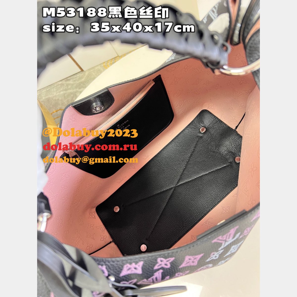 Fashion Louis Vuitton Perfect Carmel Mahina Hobo M53188 Bag