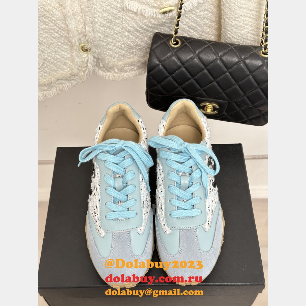 Top Quality Luxury 1:1 Replica Double C Retro Casual Shoes