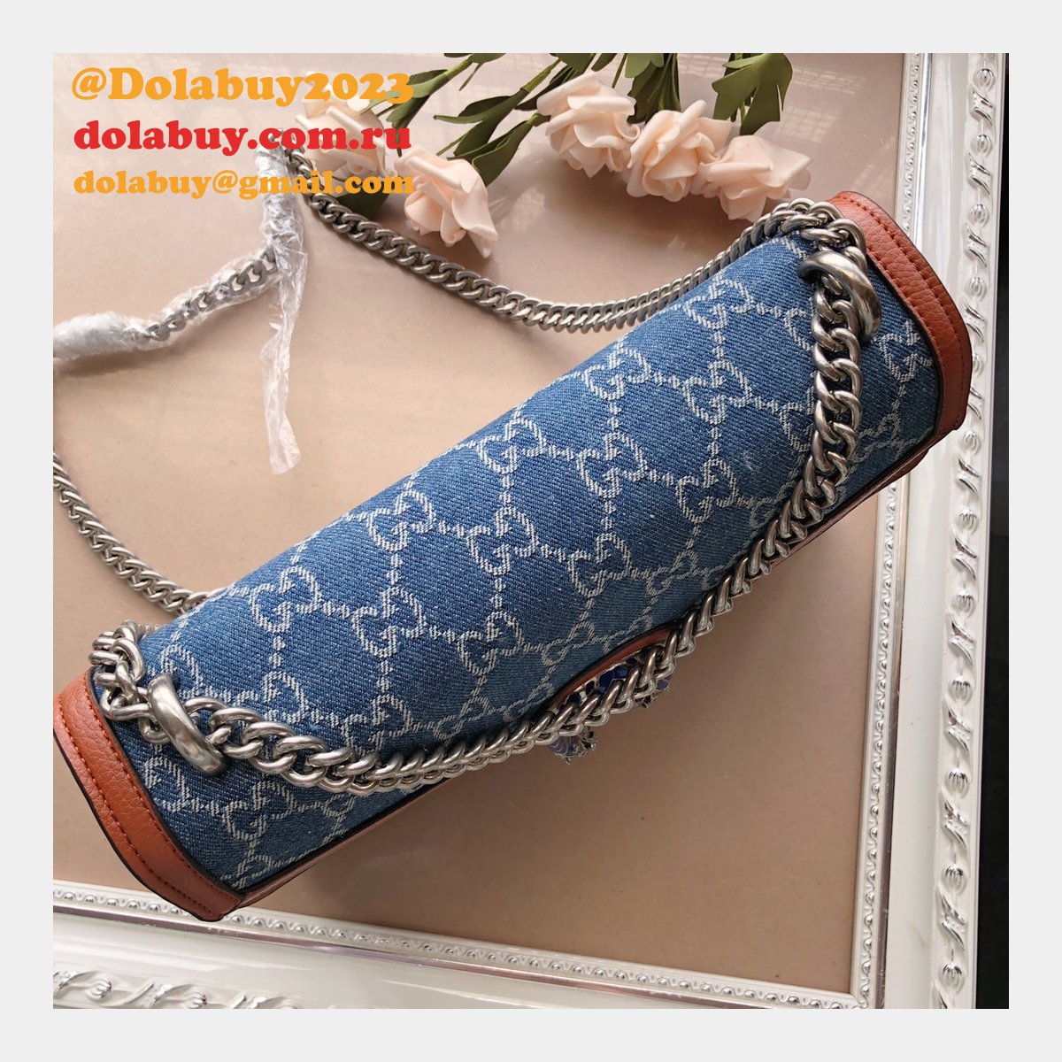 G*u*i knockoff gg supreme dionysus 400249 shoulder bag