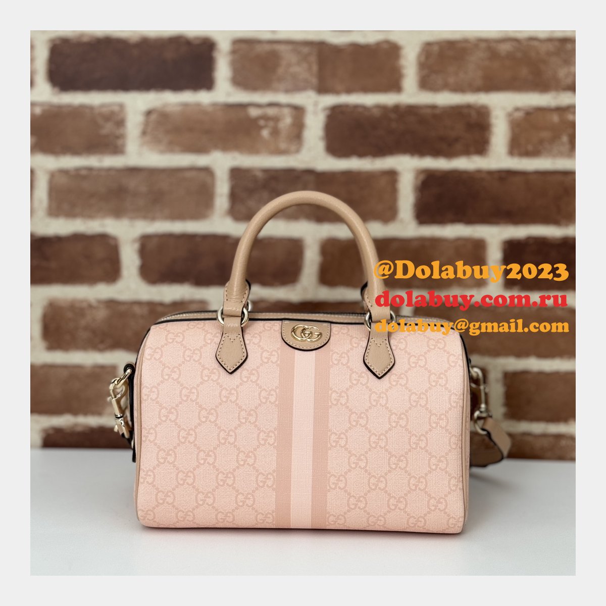 Best 7 Star 772061 Gucci Knockoff Ophidia GG Small Top Handle Bag
